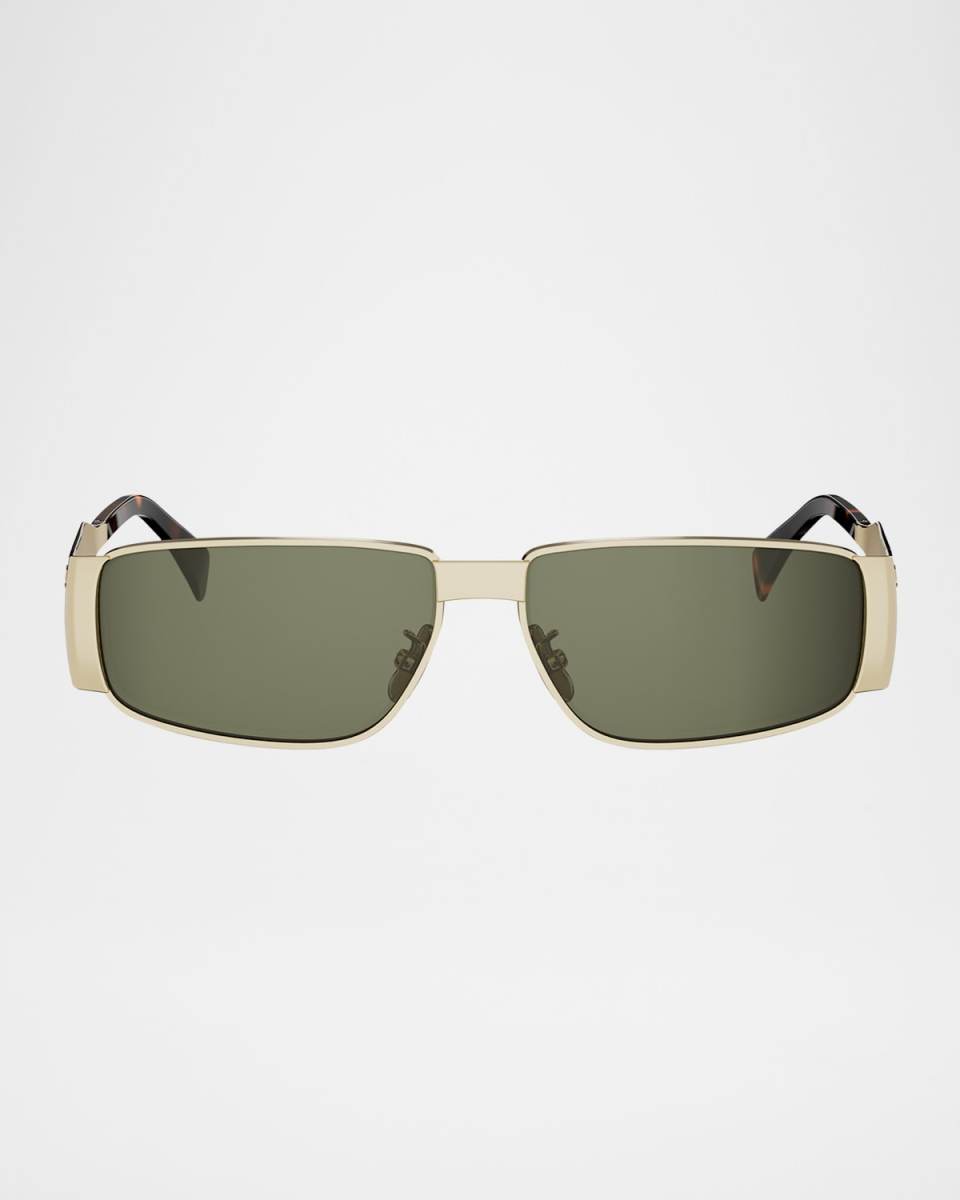 Triomphe Metal Rectangular Sunglasses